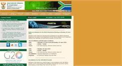 Desktop Screenshot of dirco.gov.za
